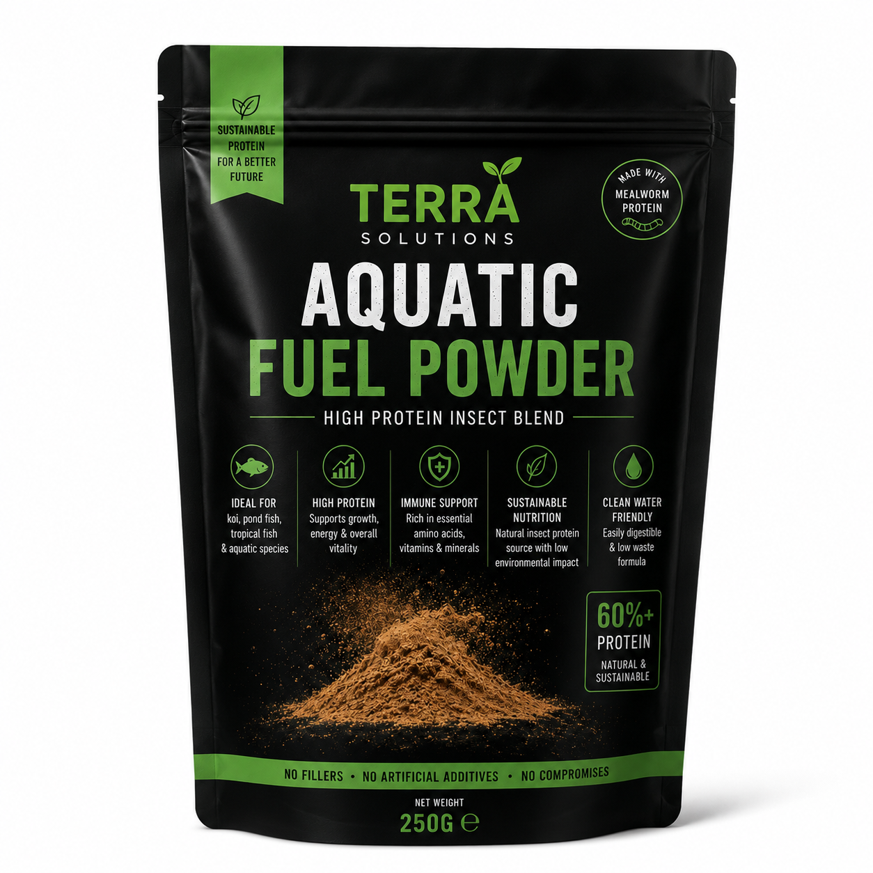 Fish Feed – Aquatic Fuel Powder | Terra Solutions